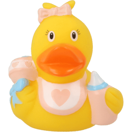 Jentebaby-badeand (mini)