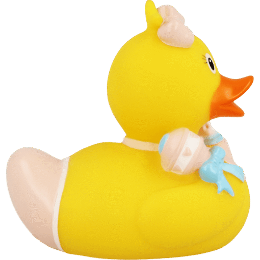 Jentebaby-badeand