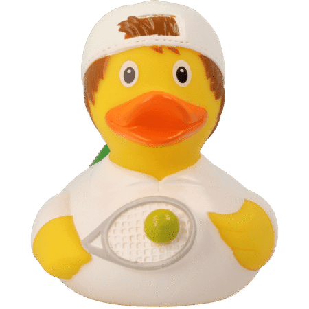 Tennisspiller-badeand, mann