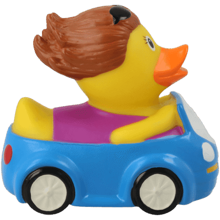 Tut og kjør-badeand, dame