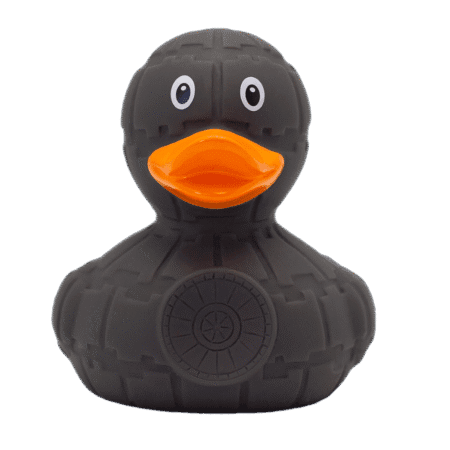 Badeand Grey Star – Lilalu - Bilde 3