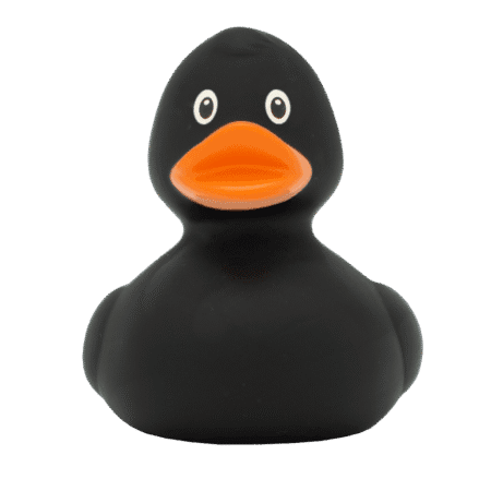 Klassisk badeand, svart