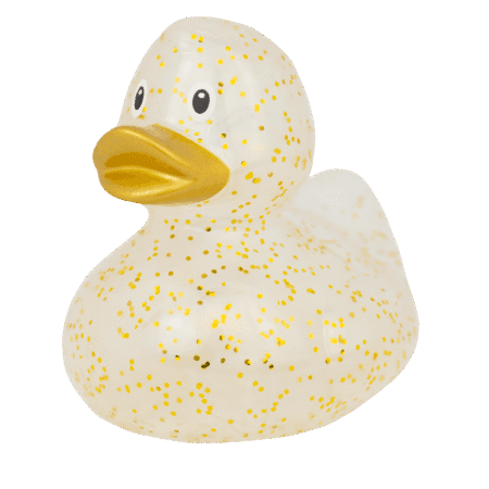 Glitter-badeand, gull