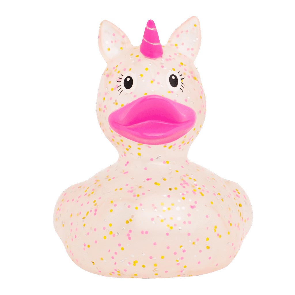 Badeand Enhjørning Glitter Rosa – Lilalu