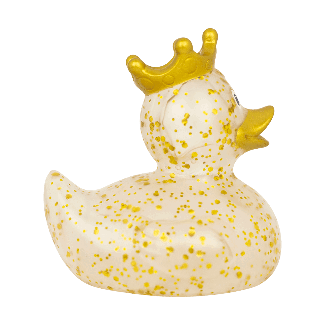 Badeand med krone Glitter Gull – Lilalu - Bilde 2