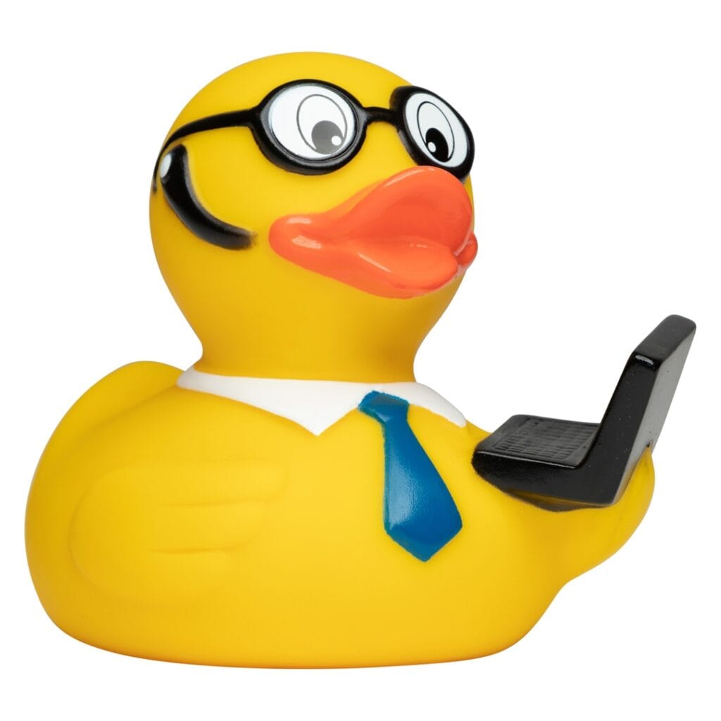 Badeand Laptop – Kvakky Duck