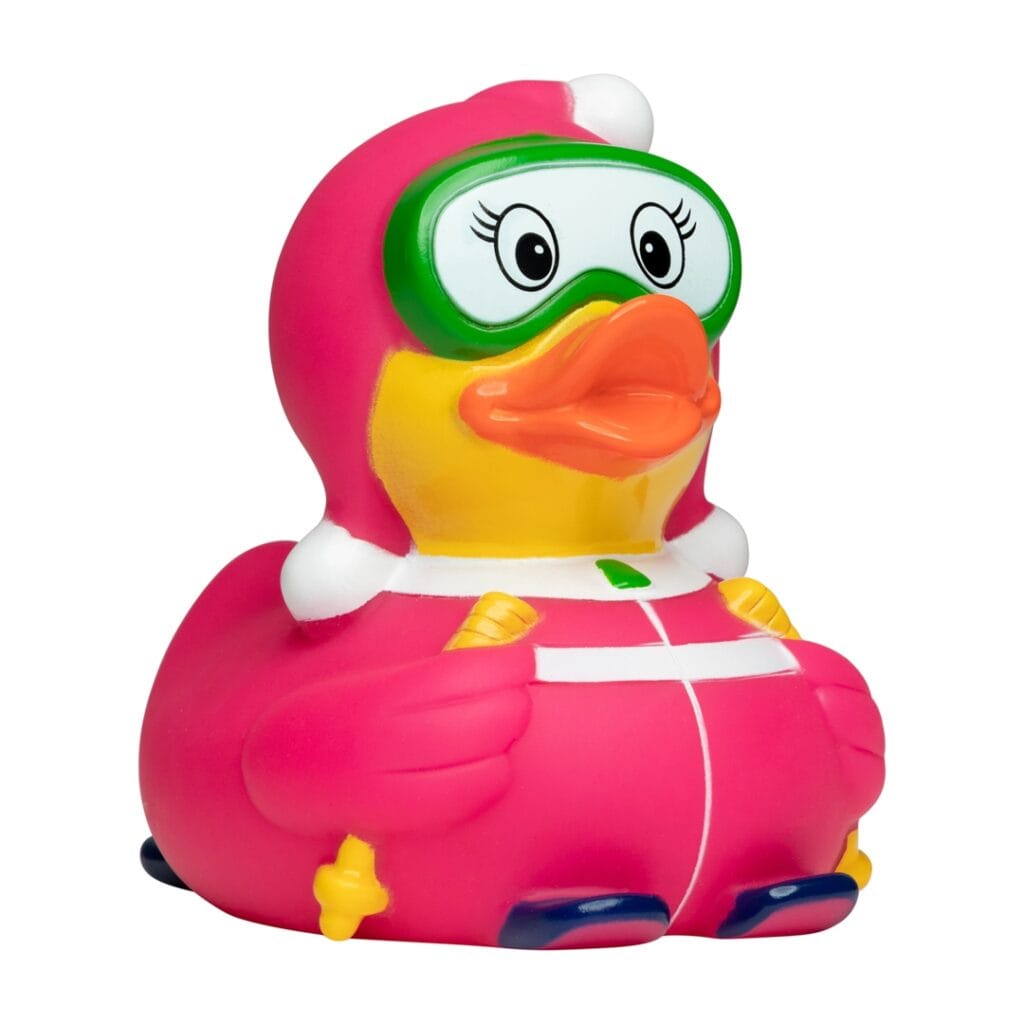 Badeand Skiløper – Kvakky Duck