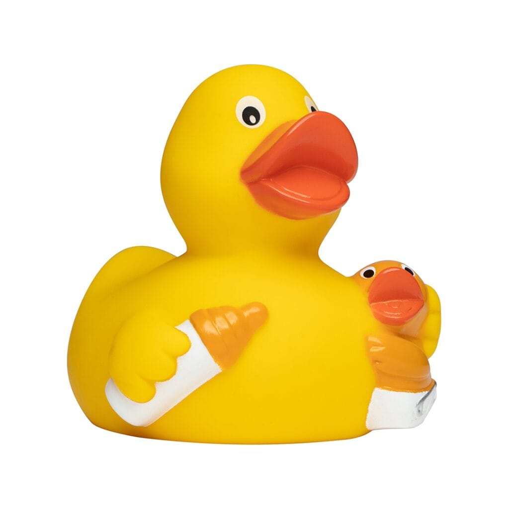 Badeand Tåteflaske – Kvakky Duck