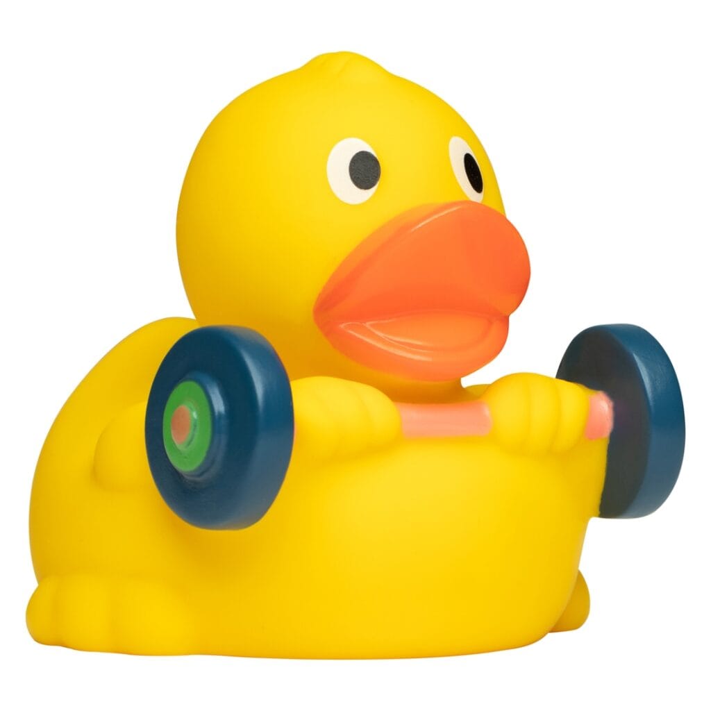 Badeand Vektløfter – Kvakky Duck