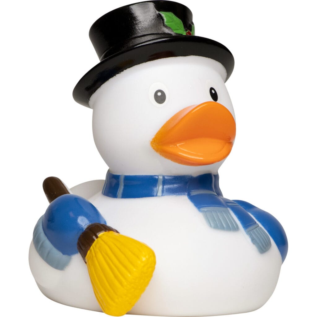Badeand Snømann – Kvakky Duck