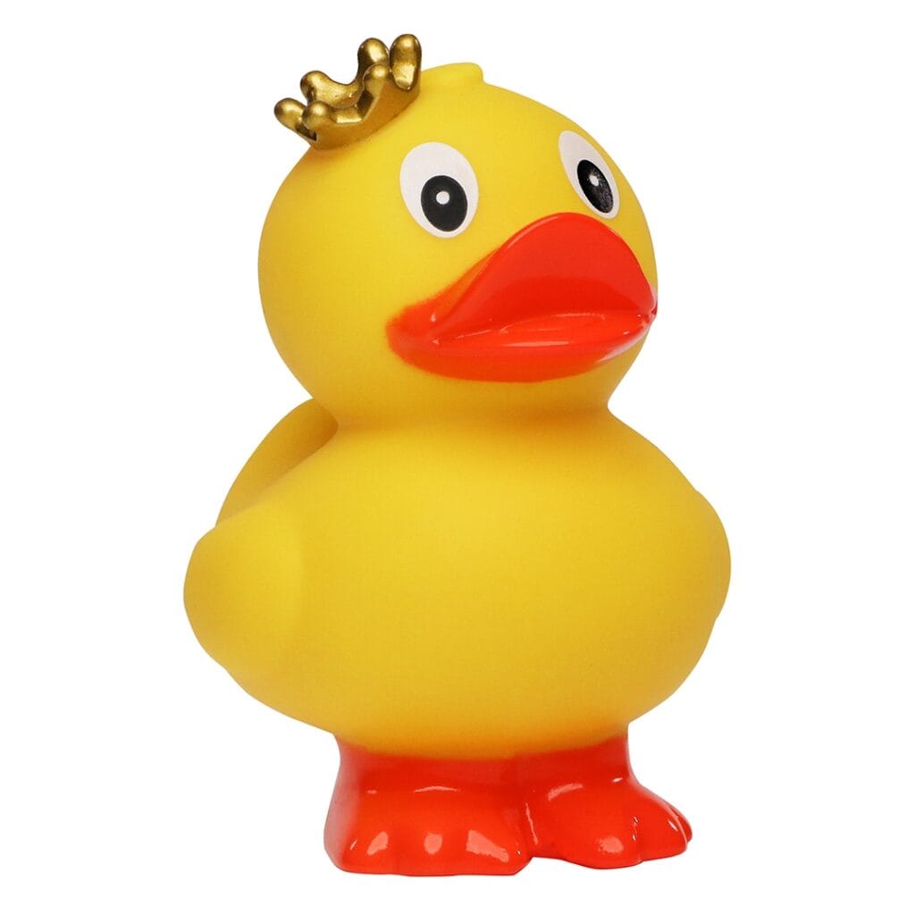 Badeand Stående med krone – Kvakky Duck