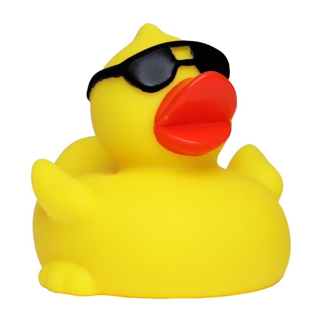 Badeand Solbriller – Kvakky Duck