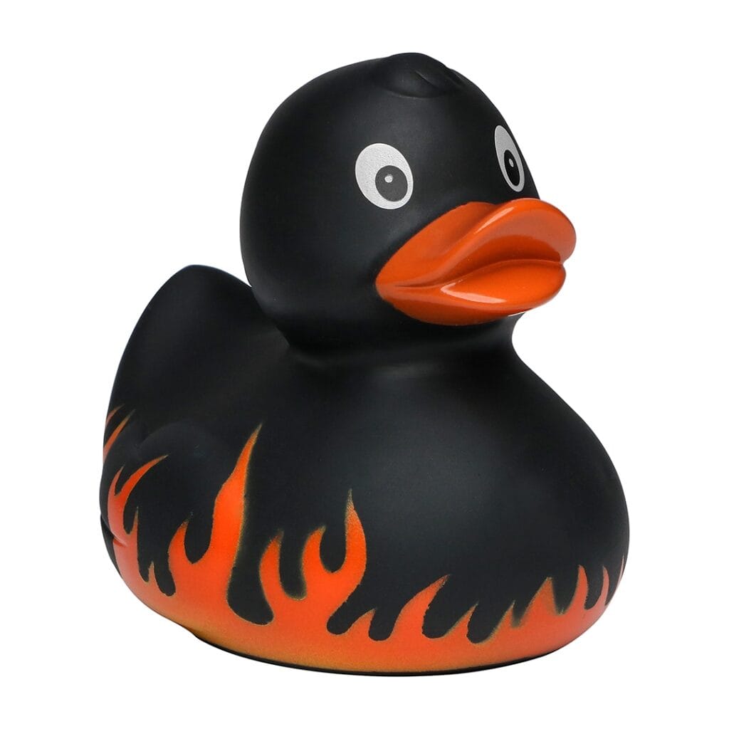Badeand Flammer – Kvakky Duck