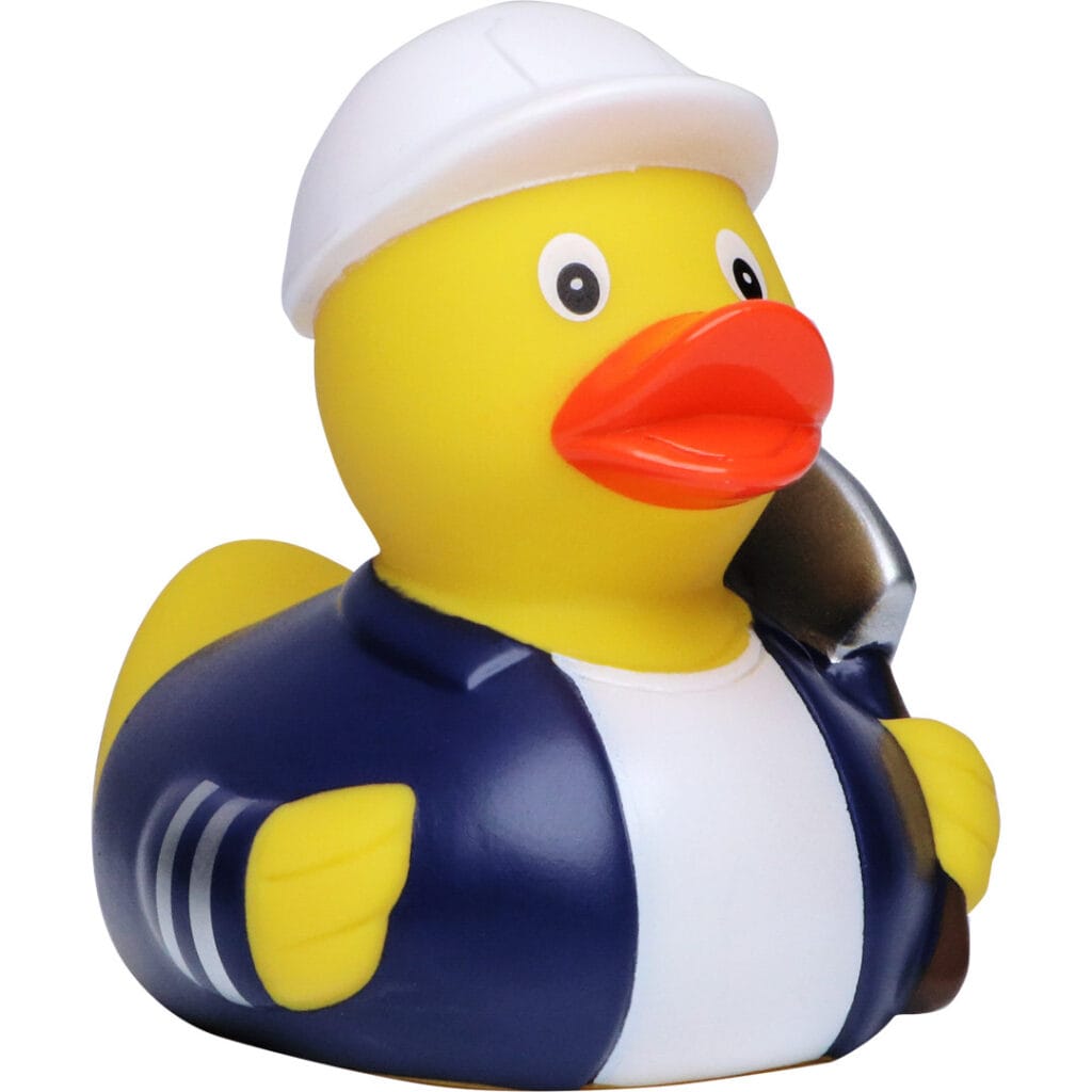 Badeand Betongarbeider – Kvakky Duck