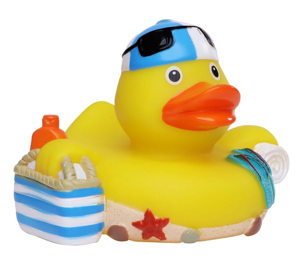 Badeand Strand – Kvakky Duck
