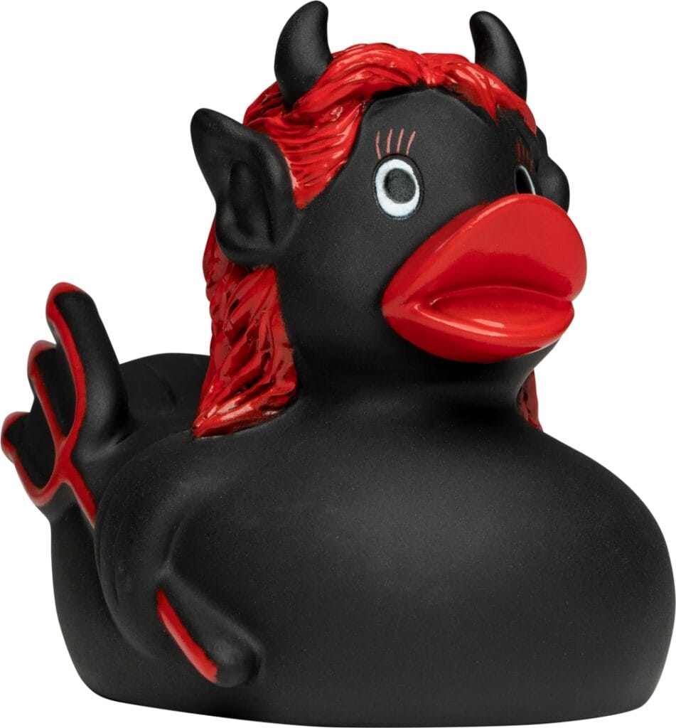 Badeand Hunndjevel – Kvakky Duck