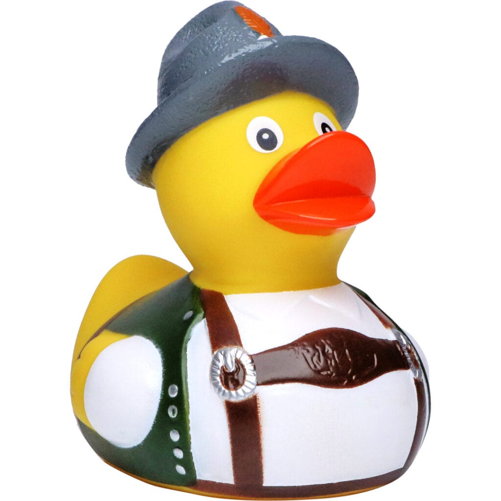 Badeand Bayersk folkedrakt – Kvakky Duck