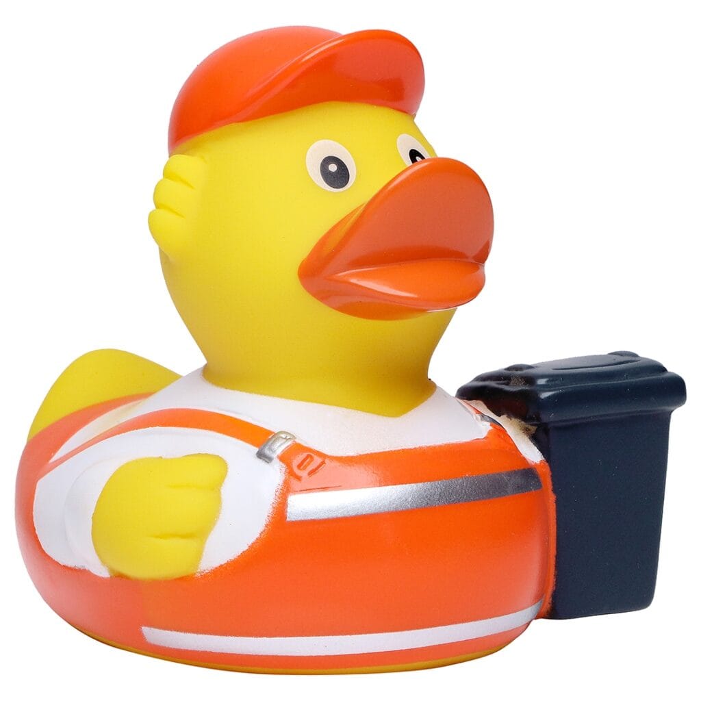 Badeand Renholdsarbeider – Kvakky Duck