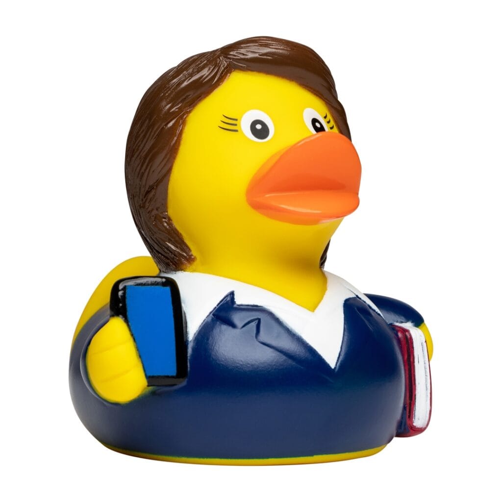 Badeand Forretningskvinne – Kvakky Duck