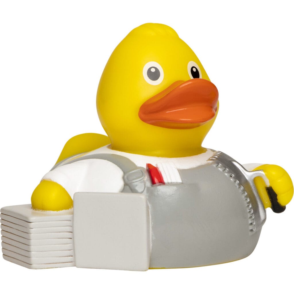 Badeand Flislegger – Kvakky Duck