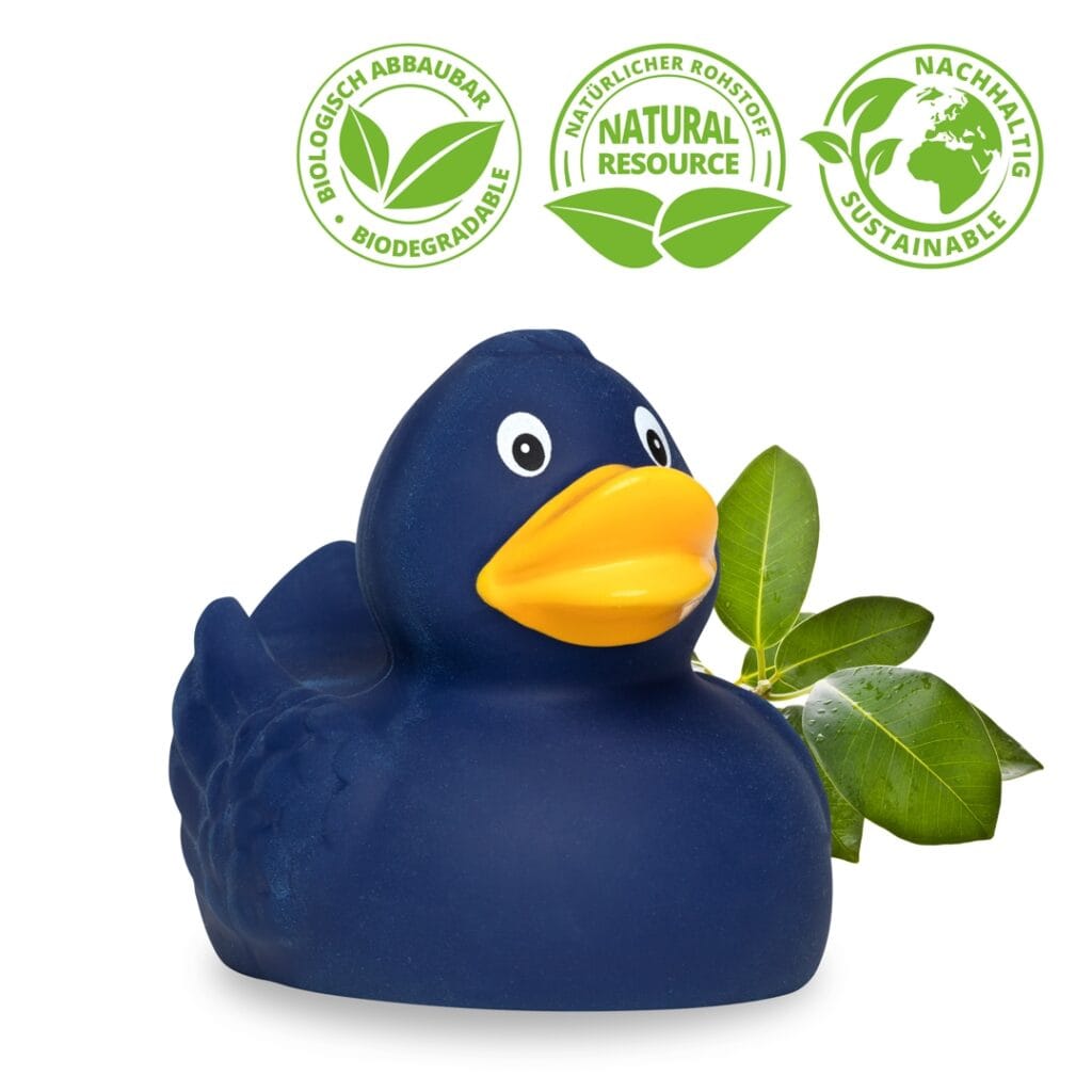 Badeand Naturgummi – Kvakky Duck