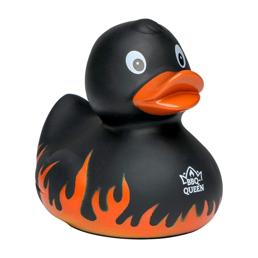 Badeand BBQ med slagord – Kvakky Duck