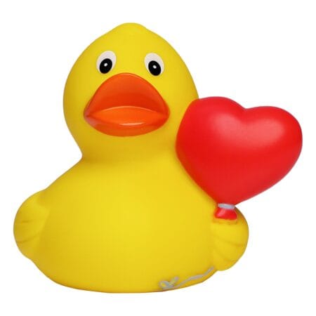 Badeand Hjerteballong – Kvakky Duck - Bilde 2