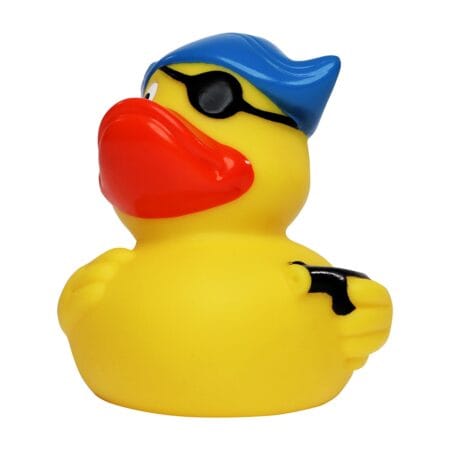Badeand Pirat med lapp for øyet og hatt – Kvakky Duck - Bilde 2