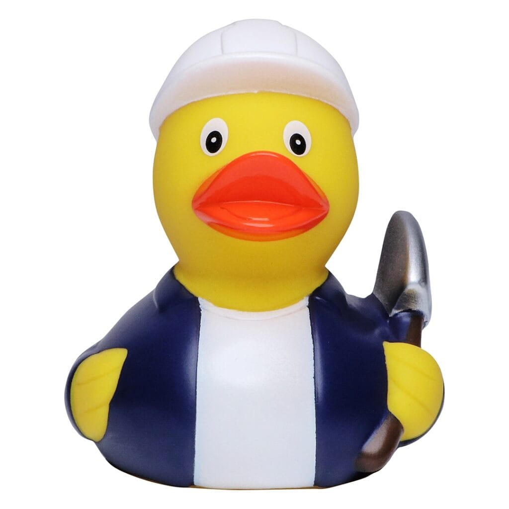 Badeand Betongarbeider – Kvakky Duck