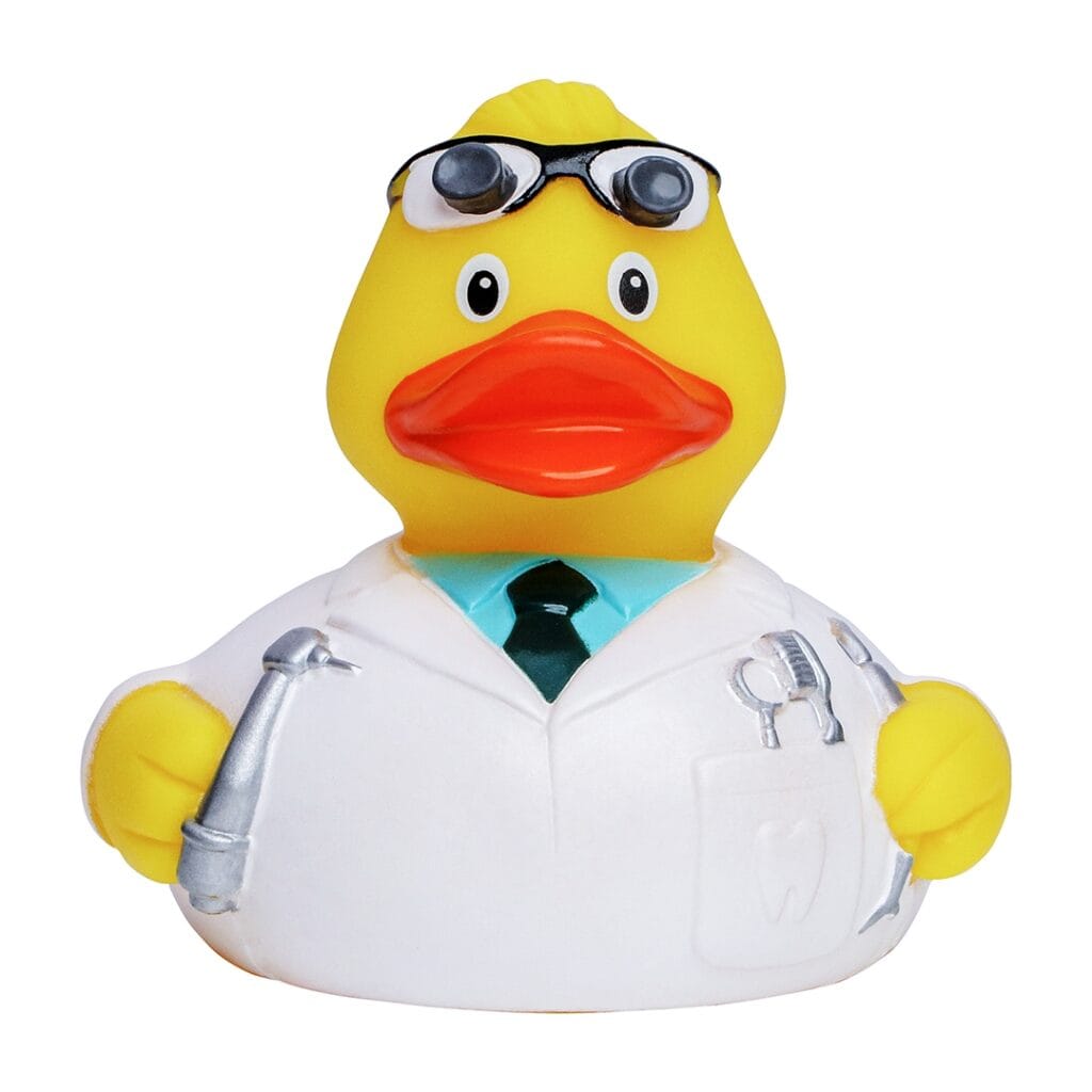 Badeand Tannlege – Kvakky Duck