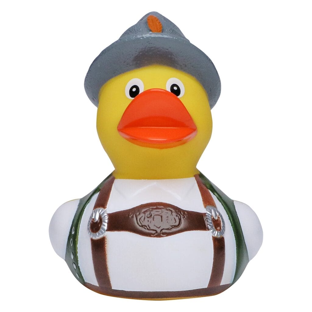 Badeand Bayersk folkedrakt – Kvakky Duck