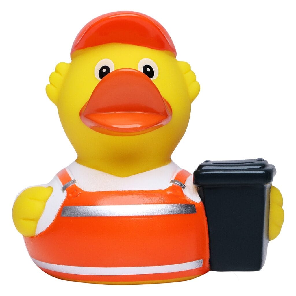Badeand Renholdsarbeider – Kvakky Duck