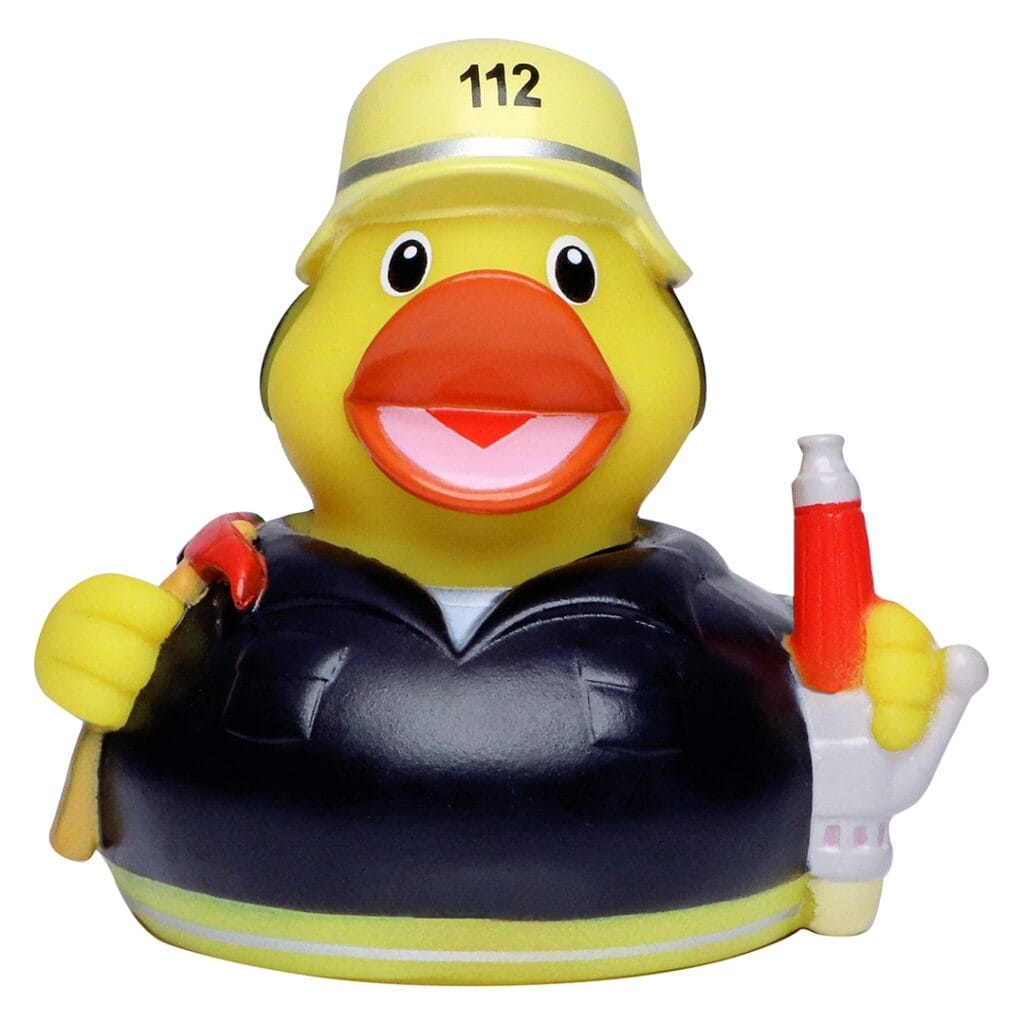 Badeand Brannmann – Kvakky Duck