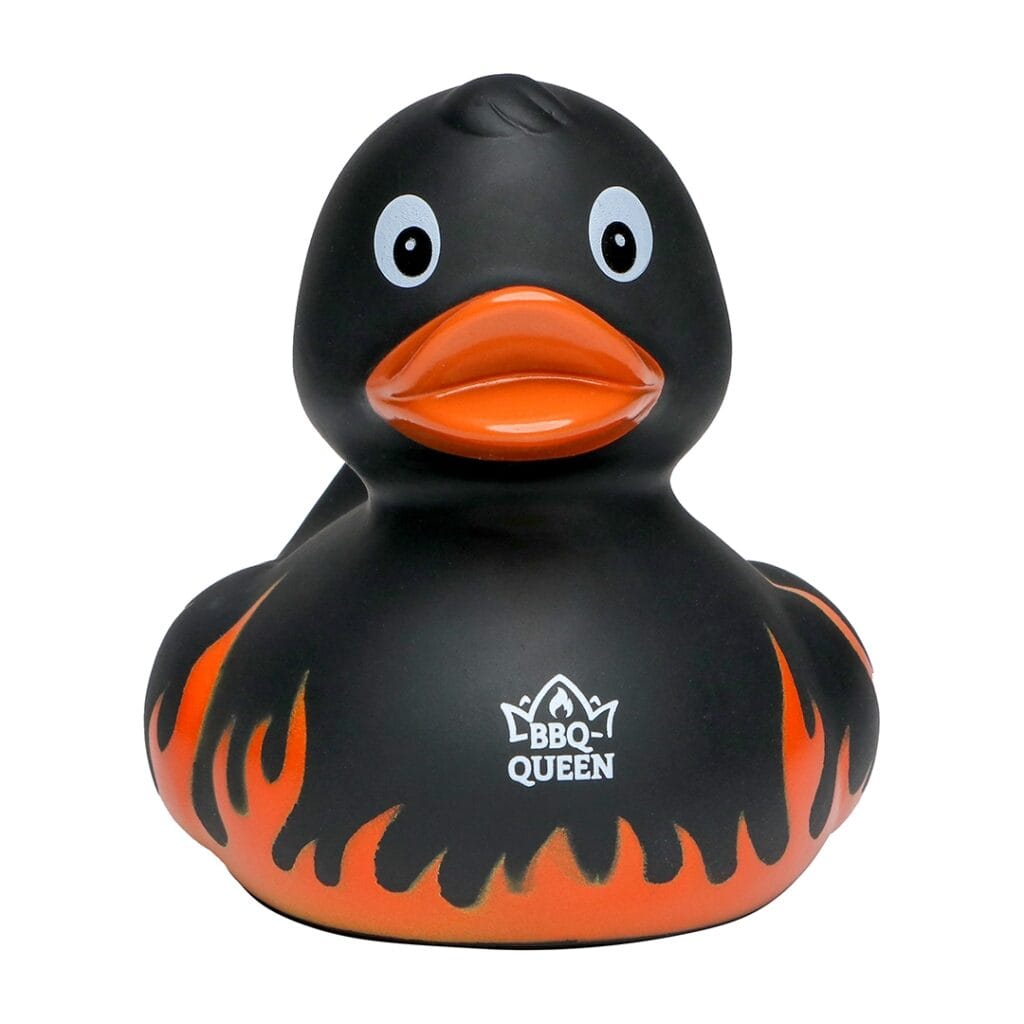 Badeand BBQ med slagord – Kvakky Duck