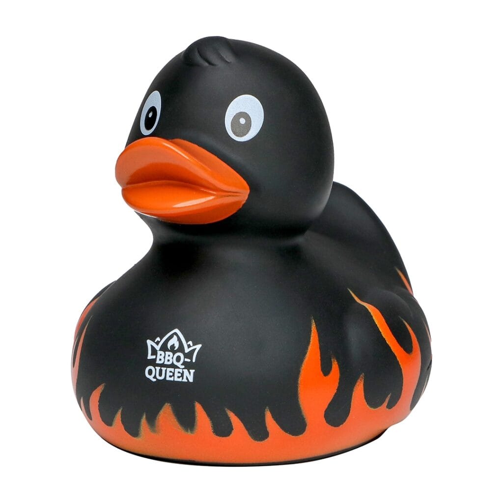 Badeand BBQ med slagord – Kvakky Duck