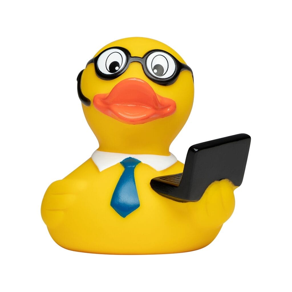 Badeand Laptop – Kvakky Duck