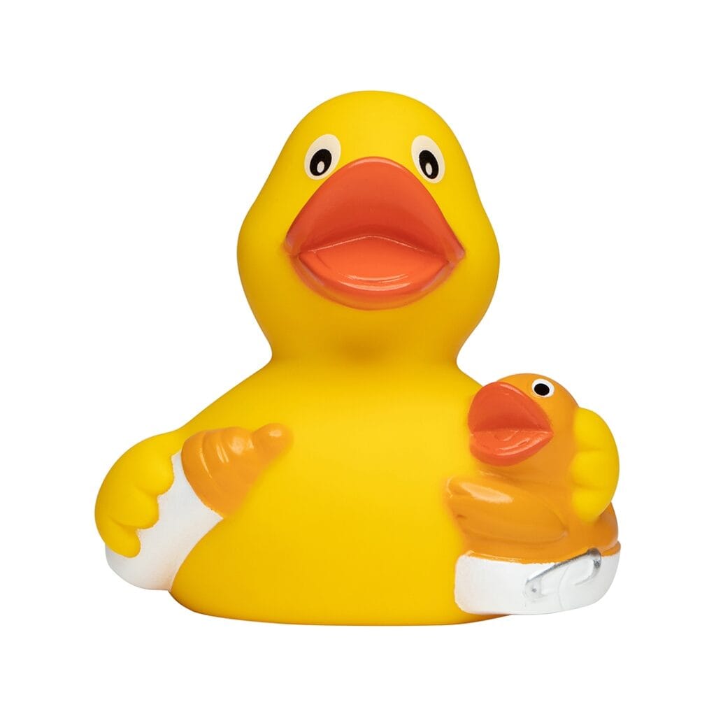 Badeand Tåteflaske – Kvakky Duck