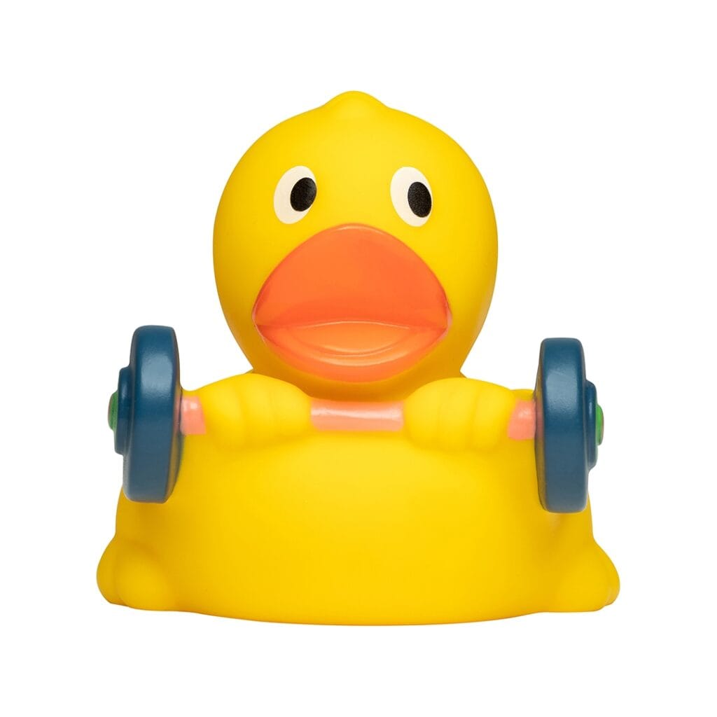 Badeand Vektløfter – Kvakky Duck