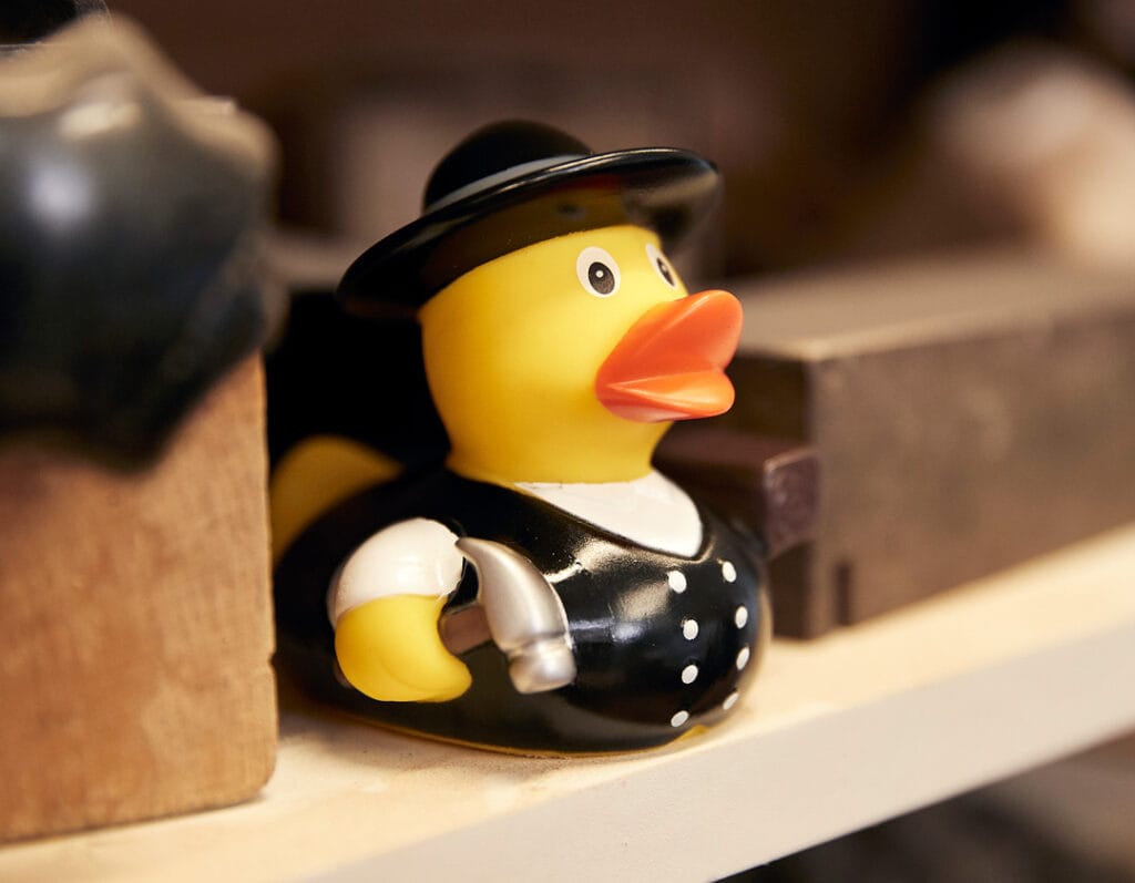 Badeand Tysk Snekker – Kvakky Duck