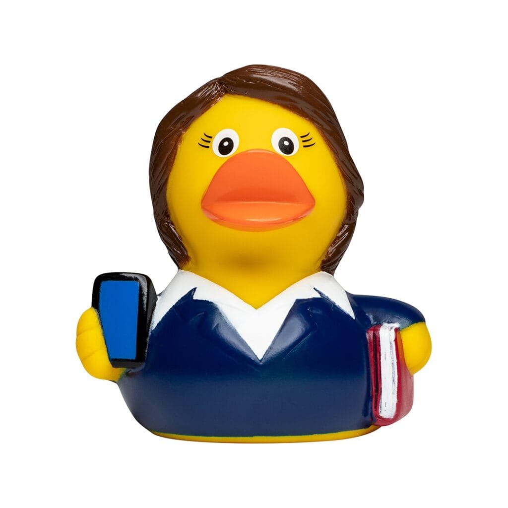Badeand Forretningskvinne – Kvakky Duck
