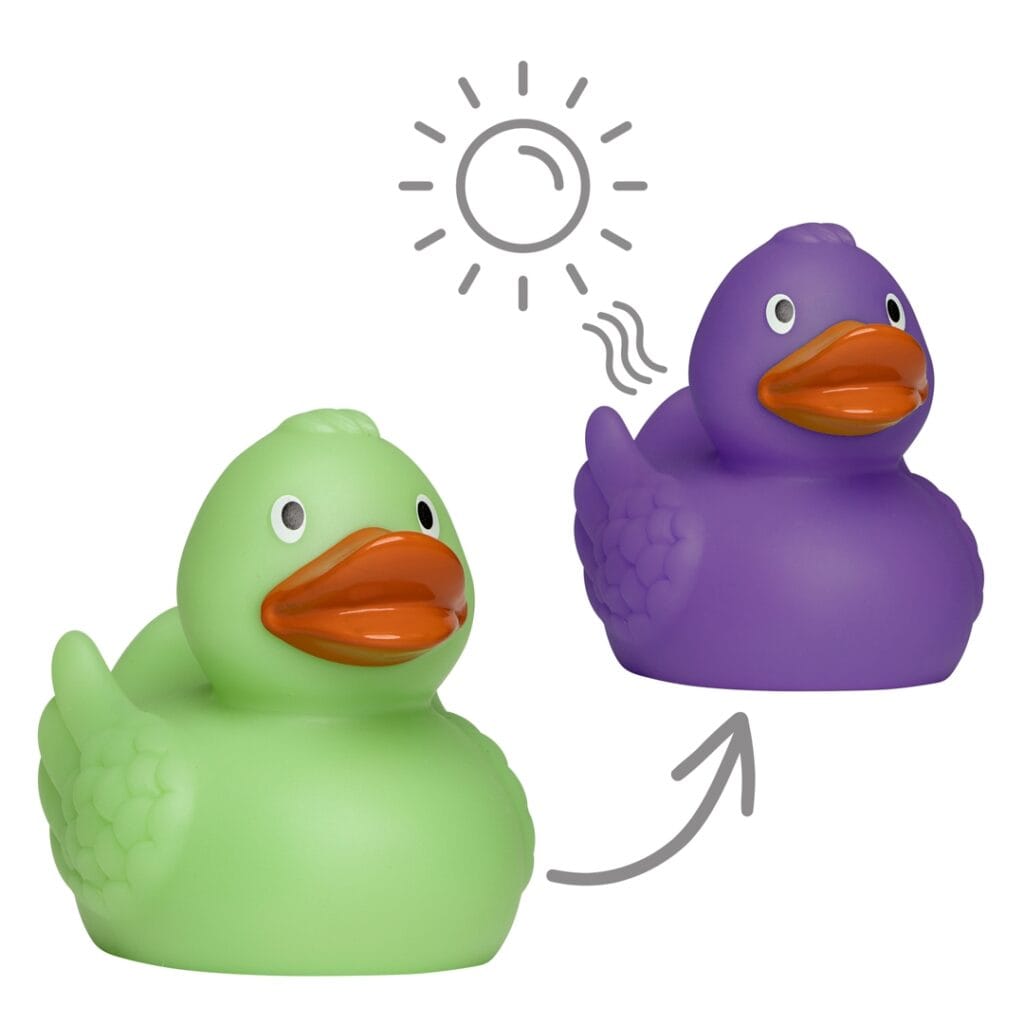 Badeand Magisk fargeskiftende – Kvakky Duck