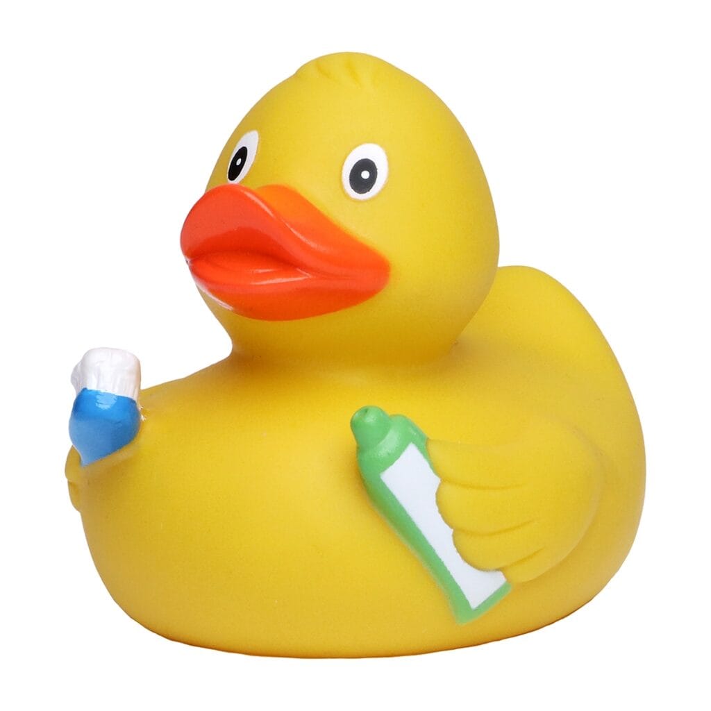 Badeand Tannbørste – Kvakky Duck