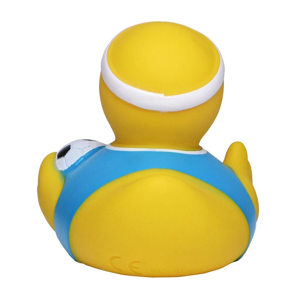 Badeand Fotballspiller – Kvakky Duck