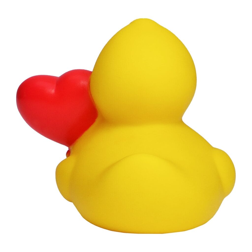 Badeand Hjerteballong – Kvakky Duck