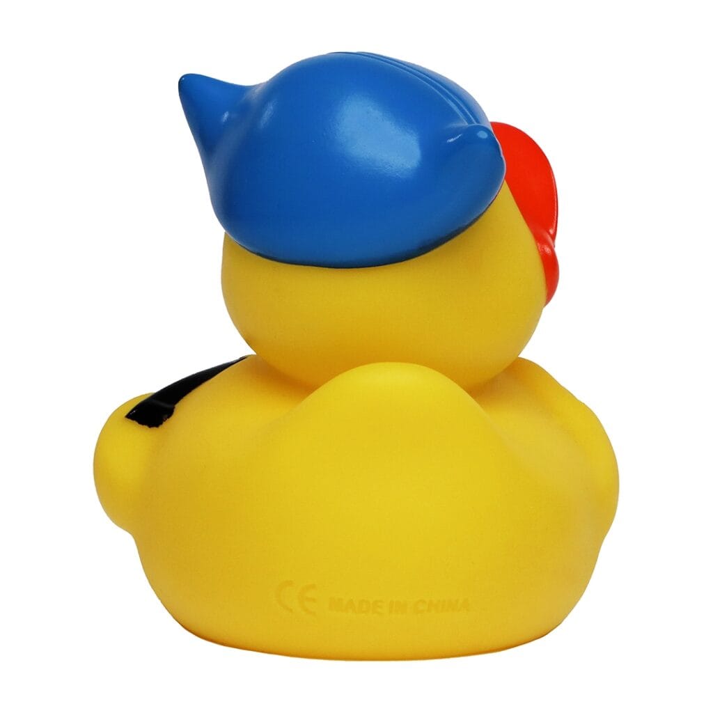 Badeand Pirat med lapp for øyet og hatt – Kvakky Duck