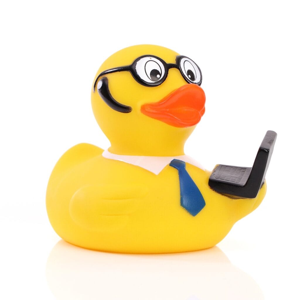 Badeand Laptop – Kvakky Duck