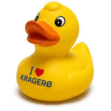 Badeand I Love Kragerø